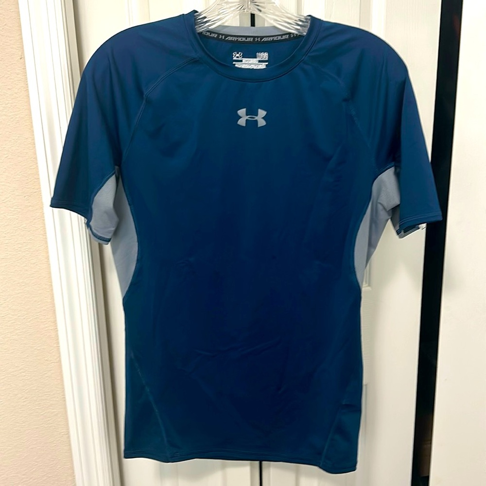 Underarmour | compression heat gear navy blue shirt